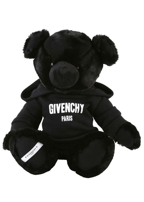 Givenchy Kids' Plush Teddy Bear Stuffed Animal w/ Logo Hoodie